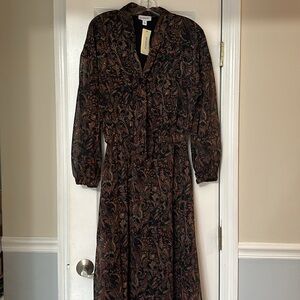 Evereve Floral Midi- dress